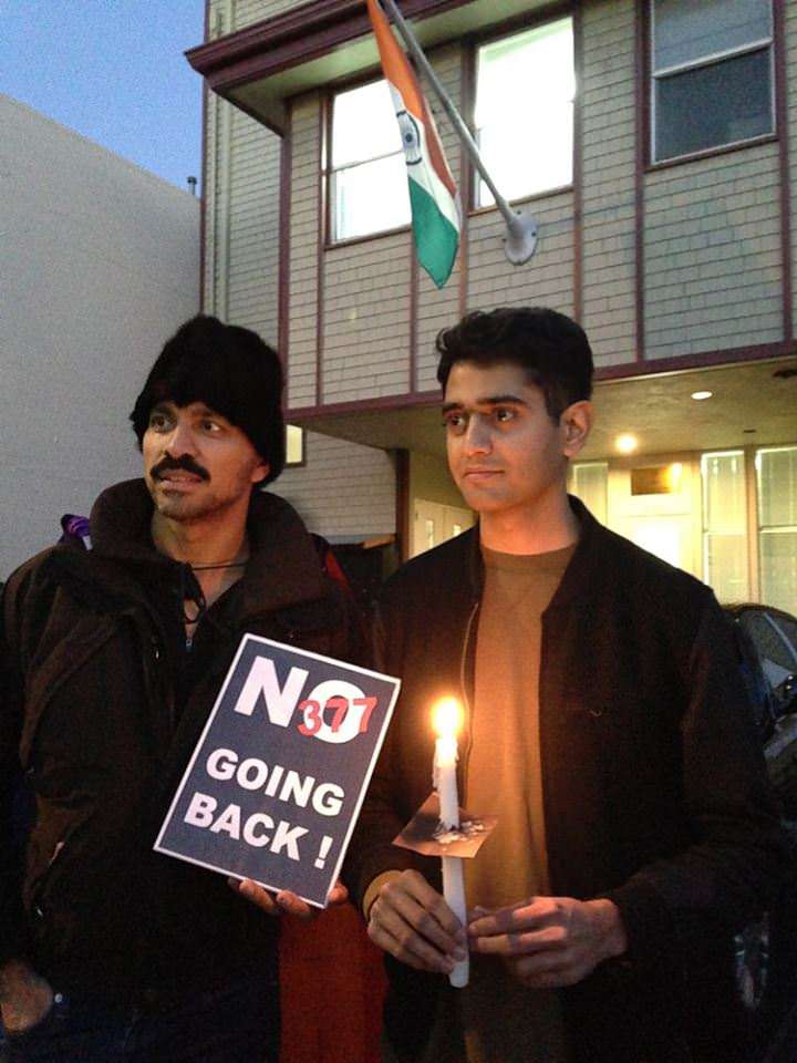 Nitin Rao at vigil