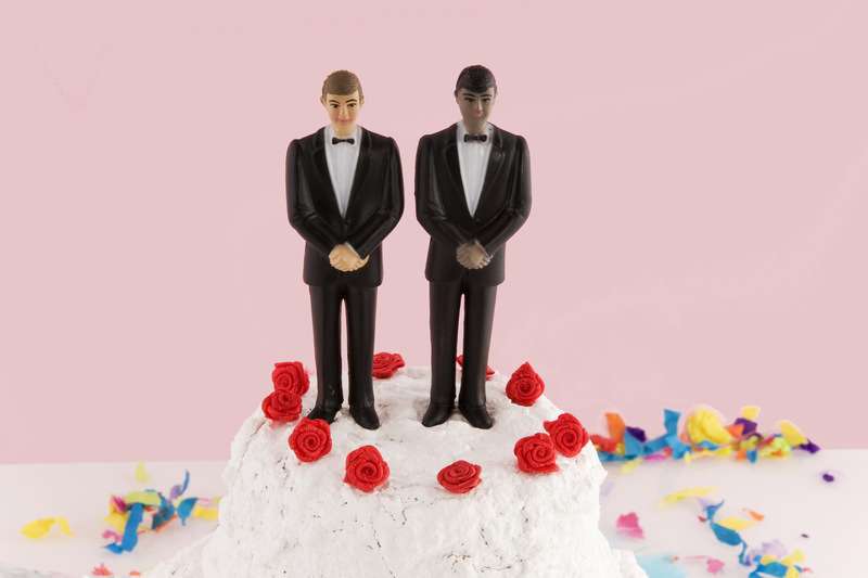 But what about an interracial gay wedding cake?