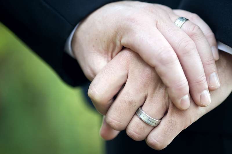 Nothing says "true love" like close-up pictures of hands.