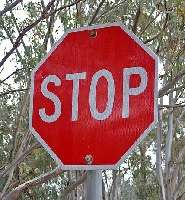 Stop sign