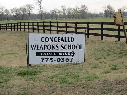 Concealed weapons