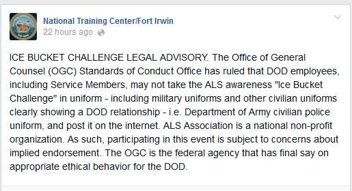 Usually official military advisories contain many more acronyms.