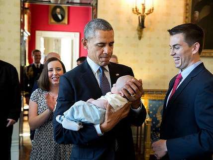 Obama and baby