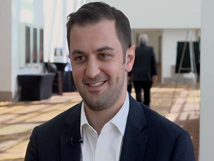 Lyft President and Co-Founder John Zimmer. Stay tuned for a ReasonTV interview.