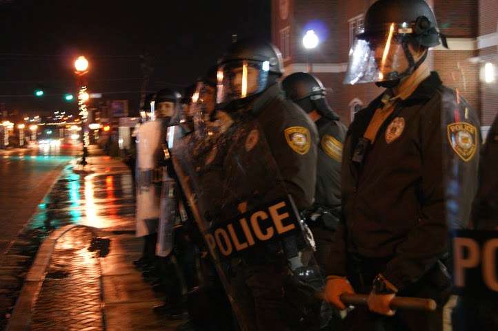 Cops in Ferguson