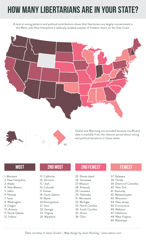 Map of Libertarians