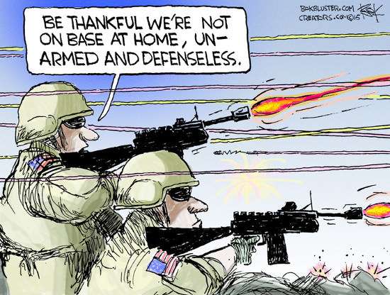 Friday Funnies: Arming Members of the Armed Services