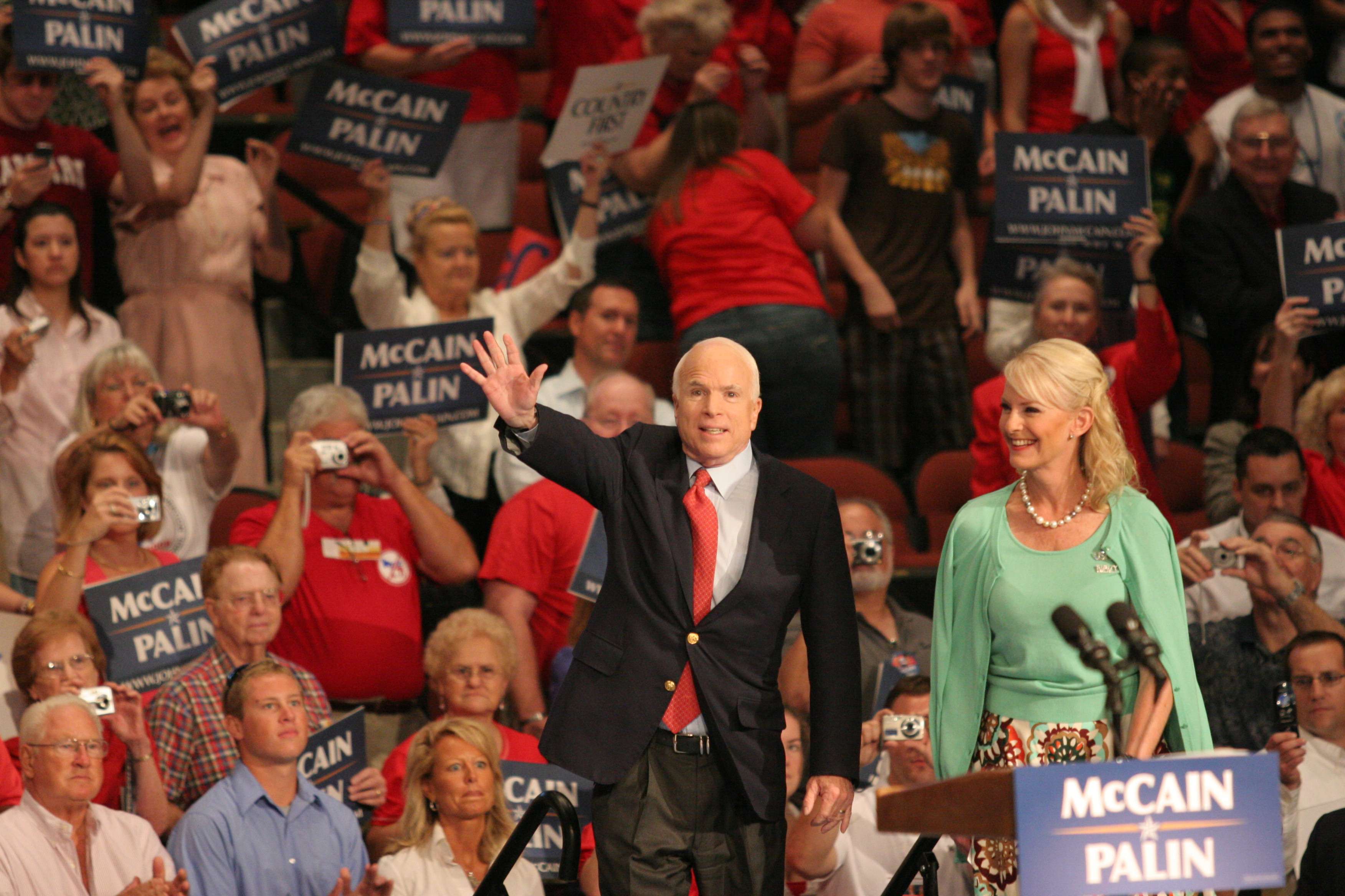 John McCain at the 2008 Republican convention