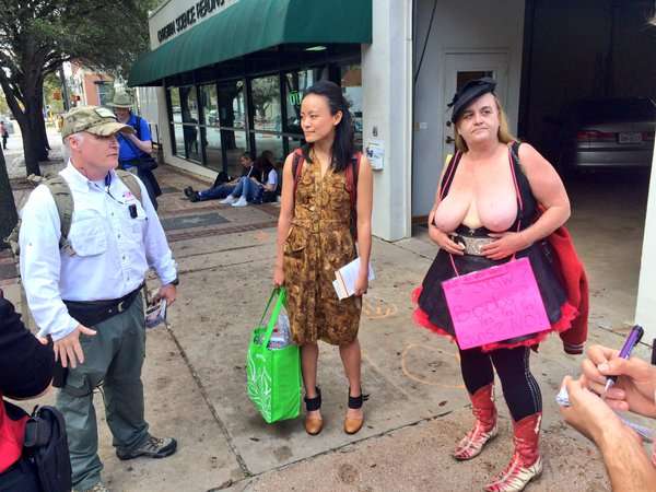 Open carry protesters at SXSW 2016