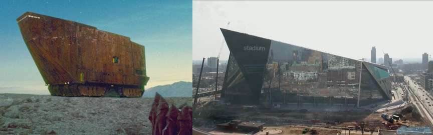 The Minnesota Vikings' New Stadium is Actually a Jawa Sandcrawler