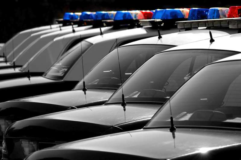 Police cars