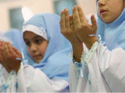 Children at prayer