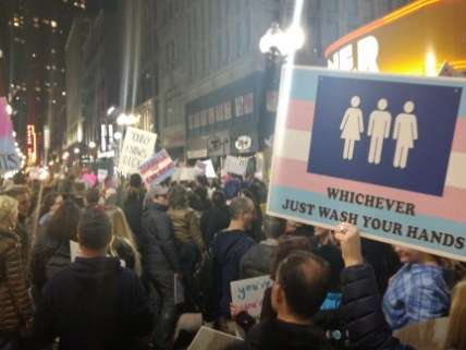 Transgender protest