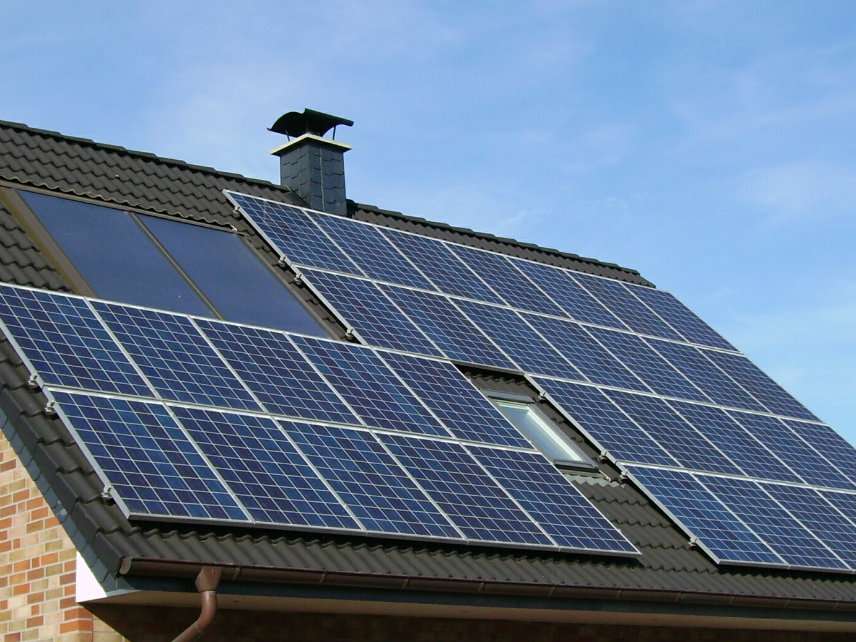 Solar Panels on a Home