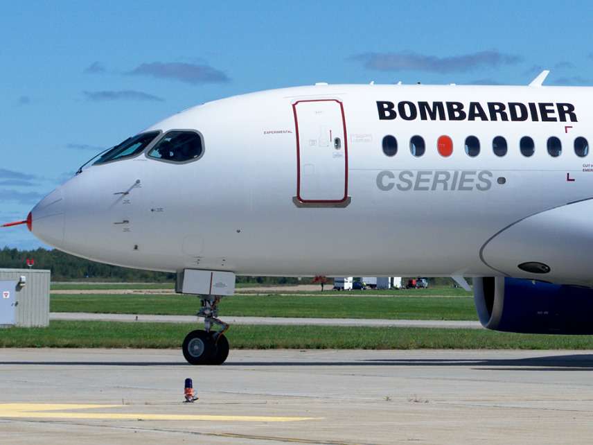 Bombardier C-Series Plane