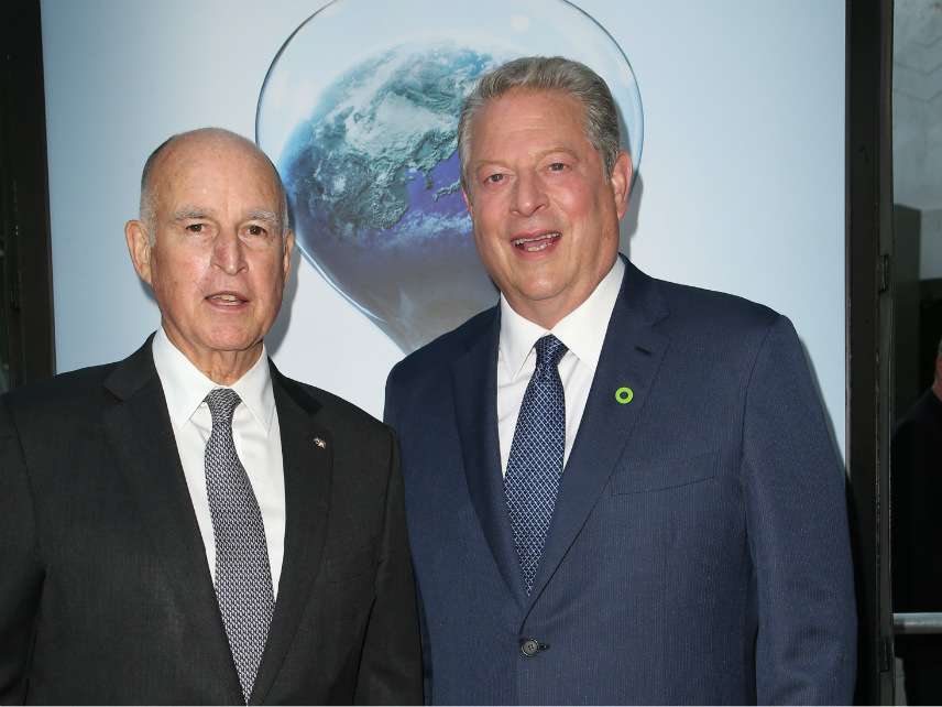 Gov. Jerry Brown and Al Gore