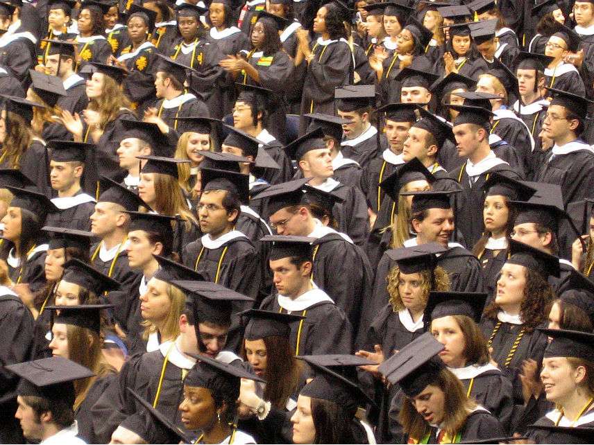 a college graduation