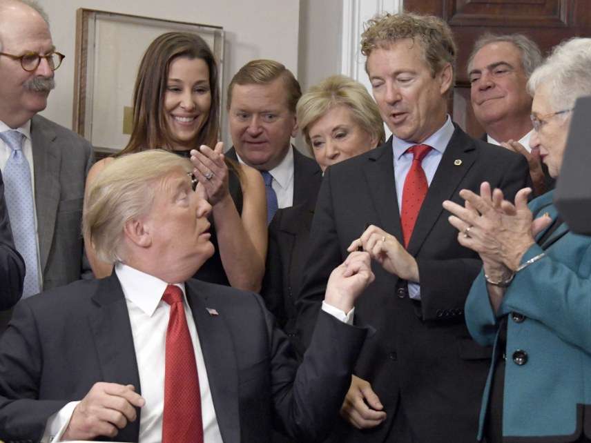 Donald Trump and Rand Paul