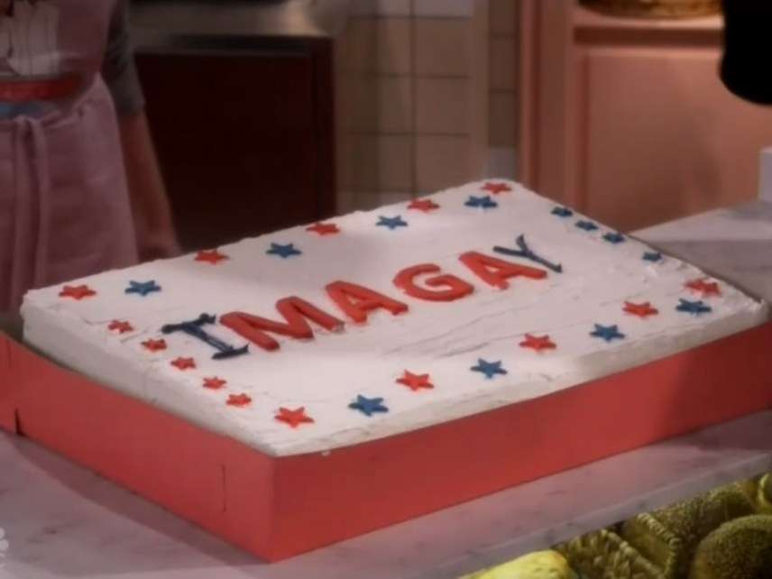 MAGA cake on 