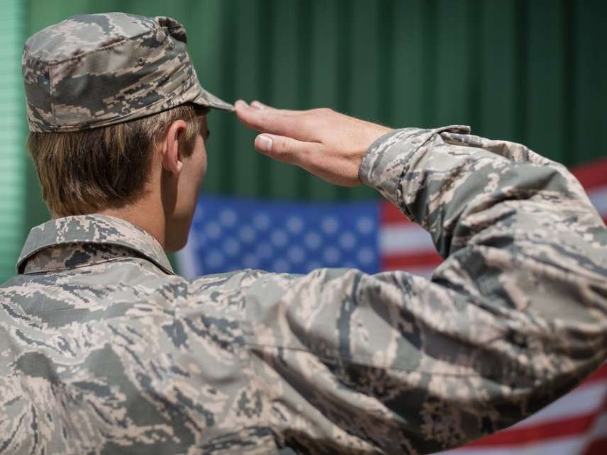 military salute