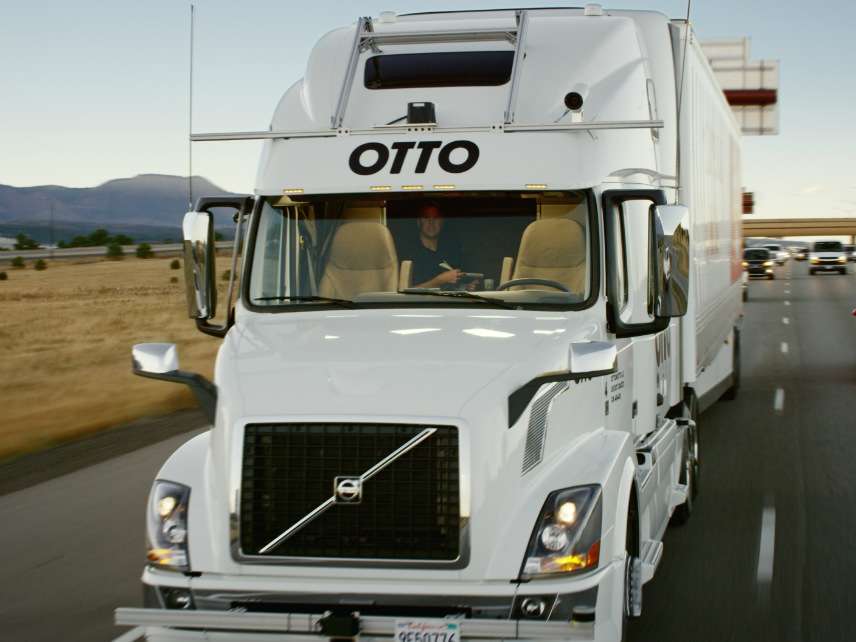 Self-driving Otto truck