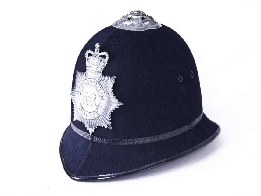 British Police helmet