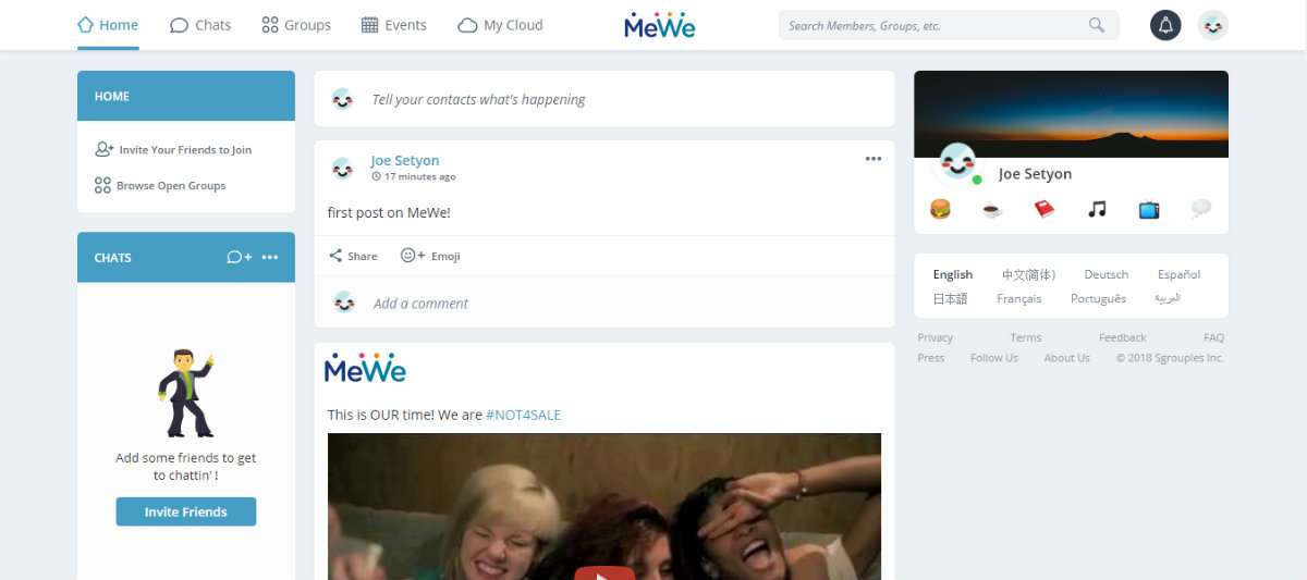 MeWe makes moves to allow users to decentralize their social media  experience