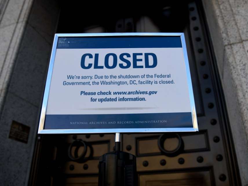 Shutdown sign