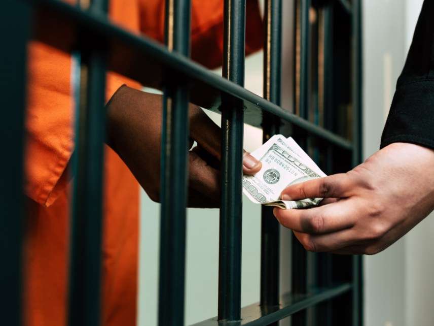 Prisoner paying bribe