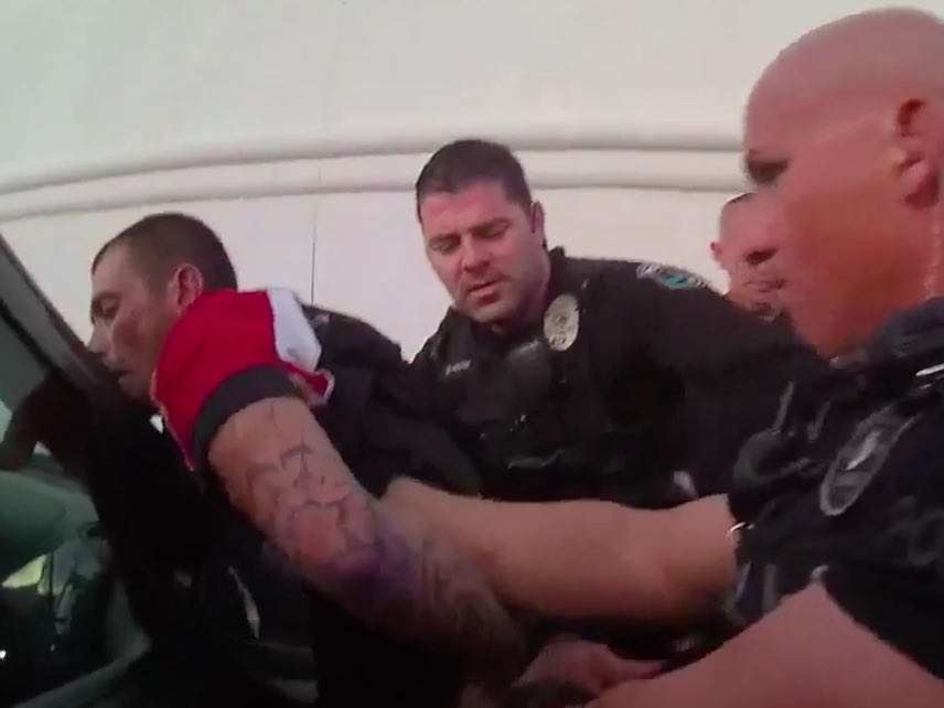 Watch Glendale Cops Taser A Man 10 Times Handcuff Him Pull