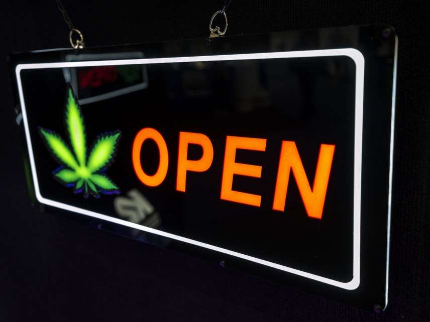 Pot shop sign