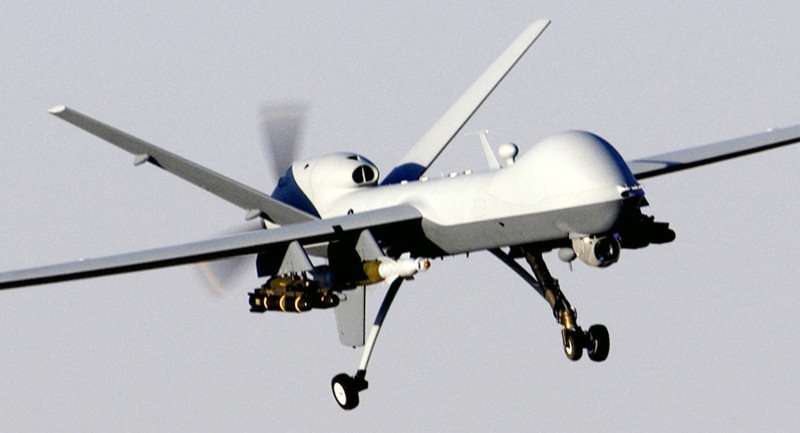 Drone home.
