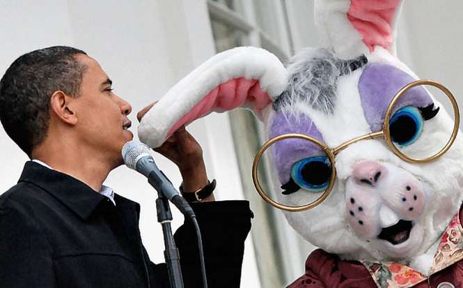 Stimulus spending, Easter Bunnys: What else does Obama believe in?
