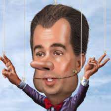 Who is pulling his strings? Could it be the voters?