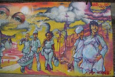 This mural is to art what my singing is to music: bad. Click through for details.