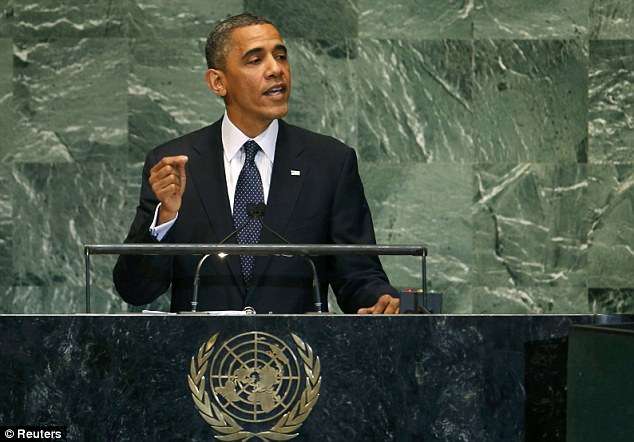 President Obama addresses UN.