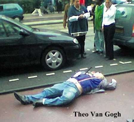 Theo van Gogh was killed in Amsterdam.