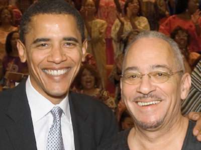 Barack Obama and Jeremiah Wright
