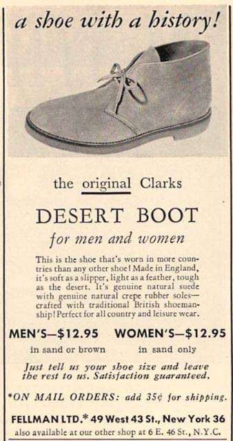 Clarks desert boots