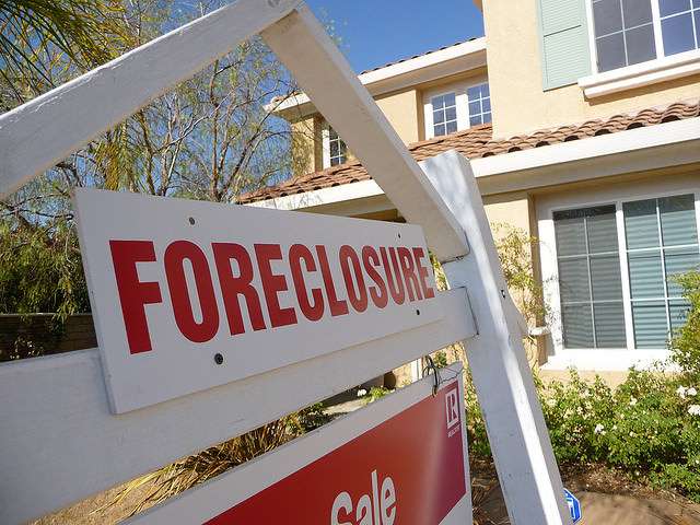 A house in foreclosure