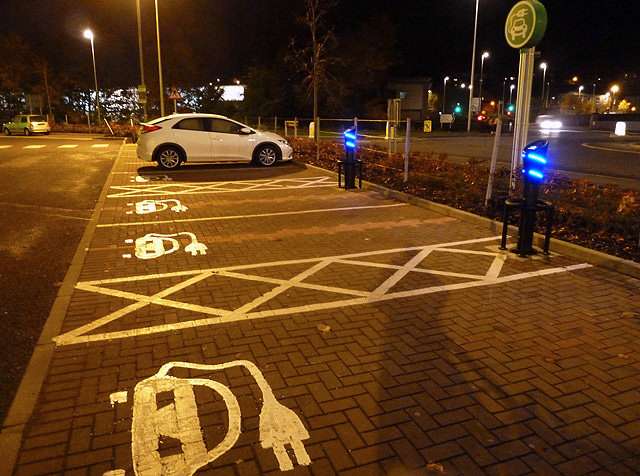 Empty electric charging stations