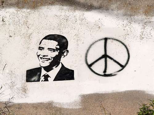 Obama on the Wall