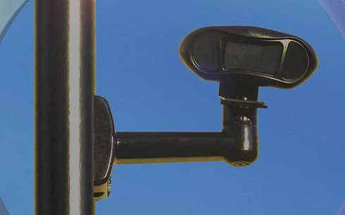 License-plate camera