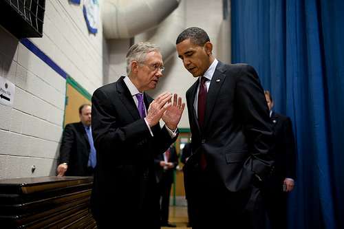 And then we'll put my creepy fingers around his head, and…. ||| Pete Souza, White House