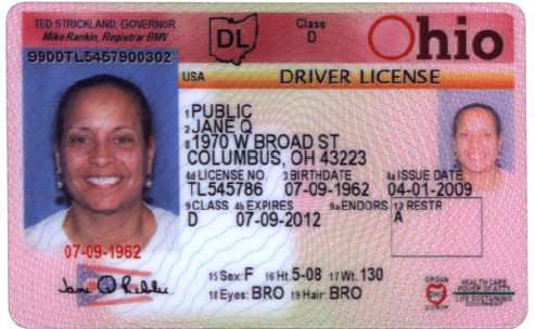 Ohio driver's license