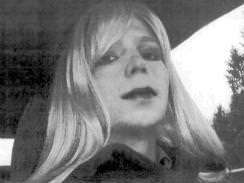 This picture of Bradley Manning, now Chelsea Manning, dressed as a woman was shown at Manning's trial.