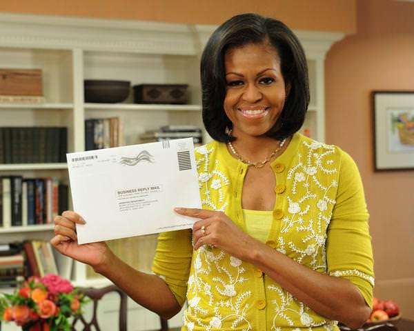 Michelle Obama forgot how to tweet because of the shutdown. Luckily, the Post Office is unaffected, so she'll be sending her latest updates in the mail.