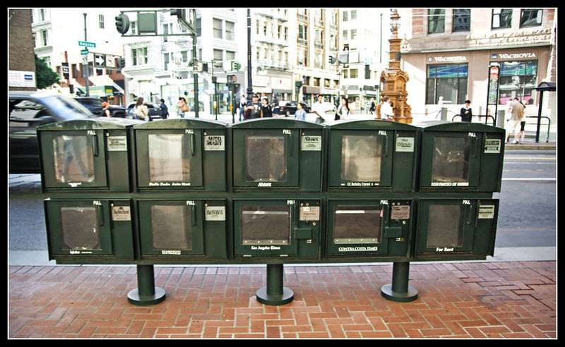 News vending boxes