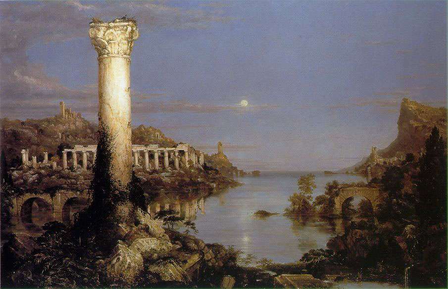 The Course of Empire: Desolation, by Thomas Cole