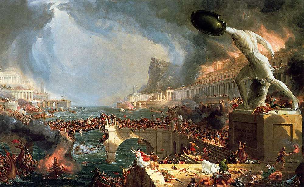 The Course of Empire: Destruction, by Thomas Cole
